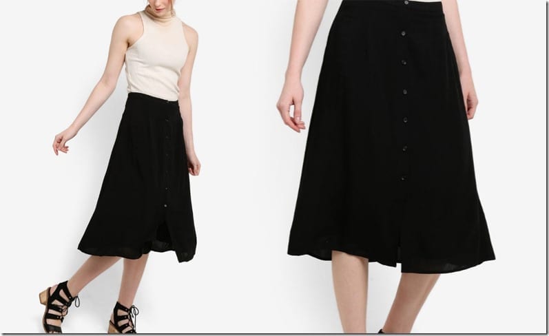 button-down-black-midi-skirt