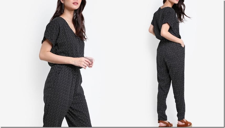 mini-heart-print-elastic-waist-jumpsuit