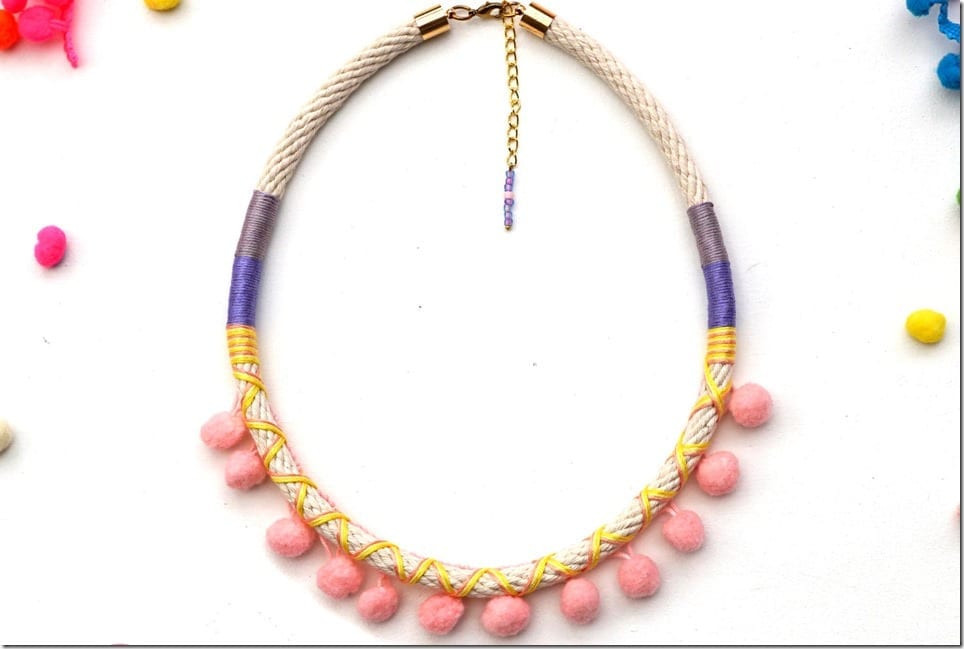 pastel-pink-pom-pom-necklace