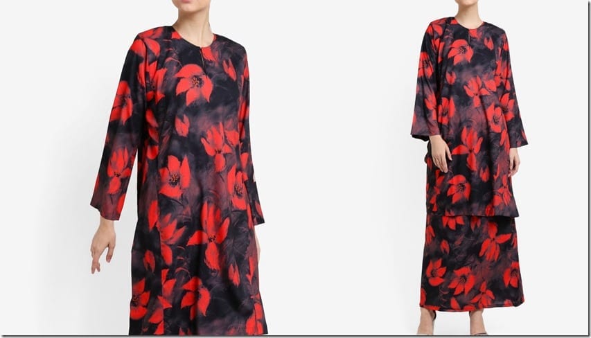 red-floral-print-mod-kurung-pahang