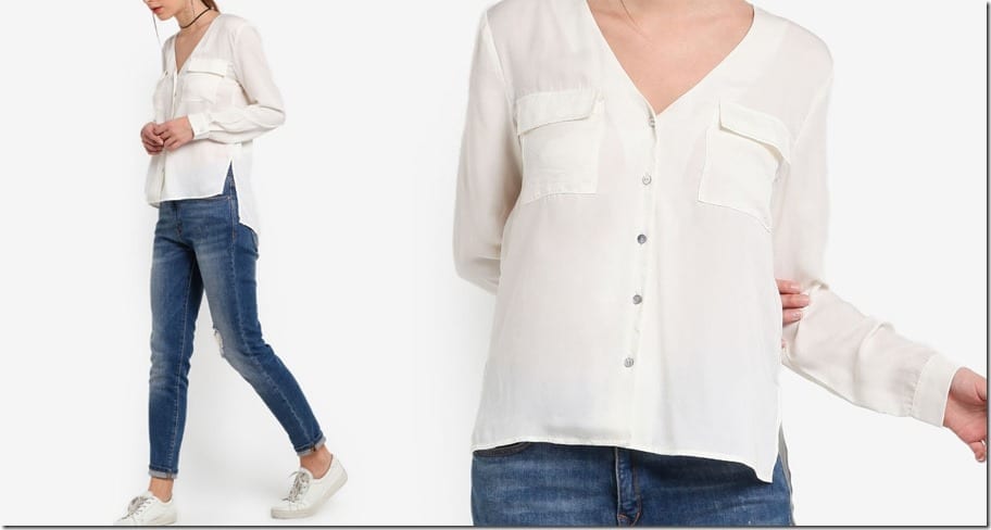 white-flap-pocket-blouse