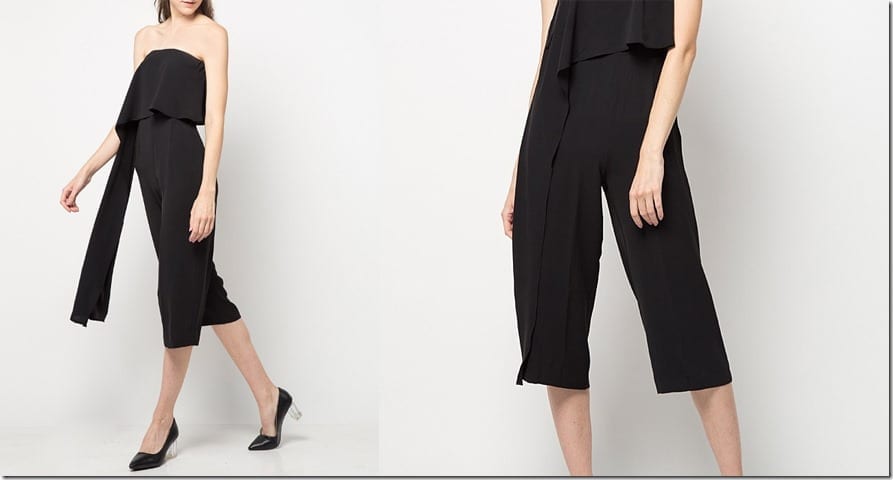 black-off-shoulder-frill-jumpsuit