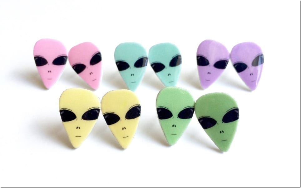 Extraterrestrial Alien Earrings Inspo