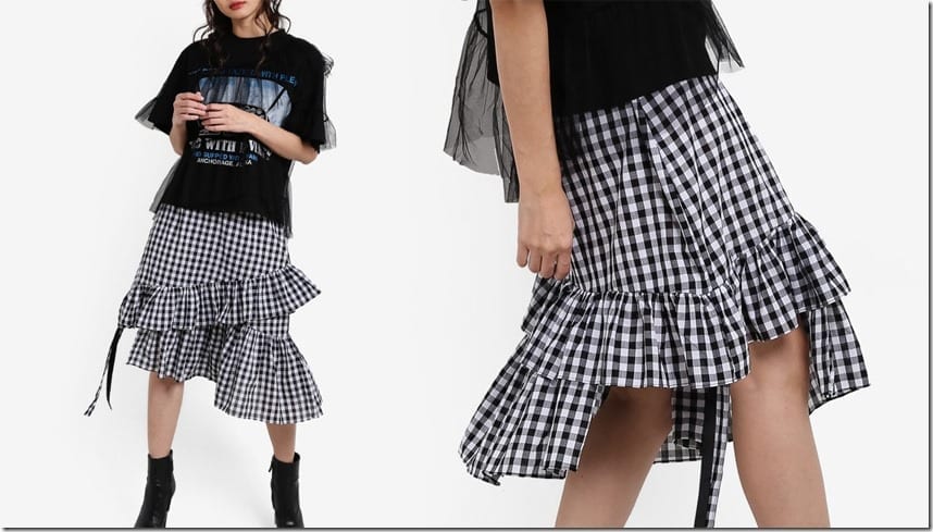 midi-ruffle-gingham-skirt