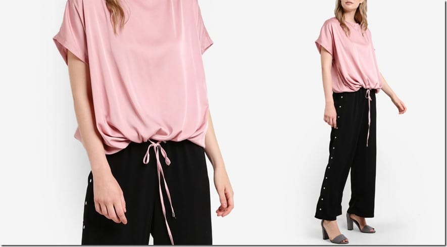 pink-drawstring-hem-top