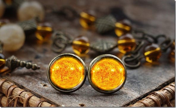 sun-stud-earrings