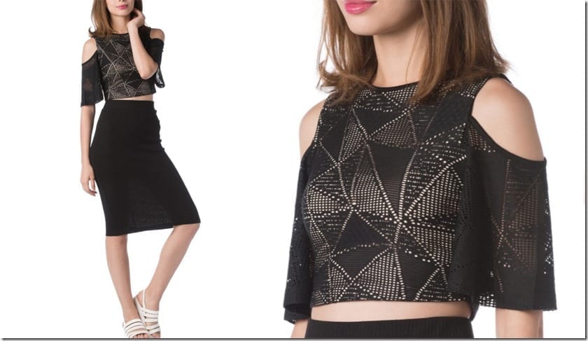 black-lace-crochet-cold-shoulder-crop-top