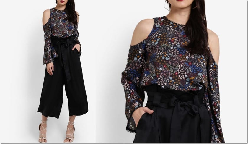 dark-floral-cold-shoulder-blouse