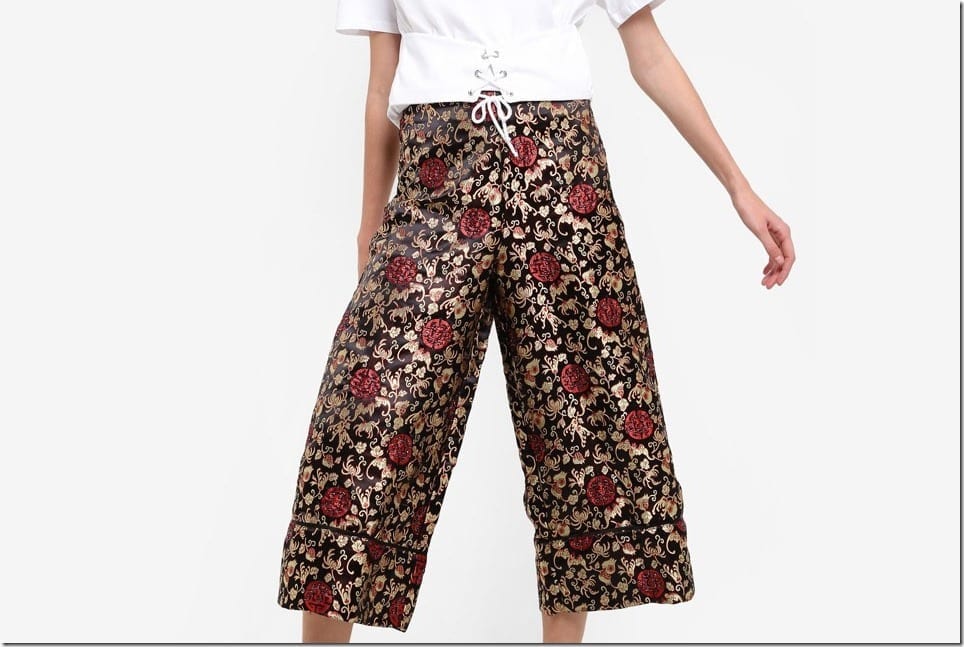 Floral Patterned Culottes For The Summer