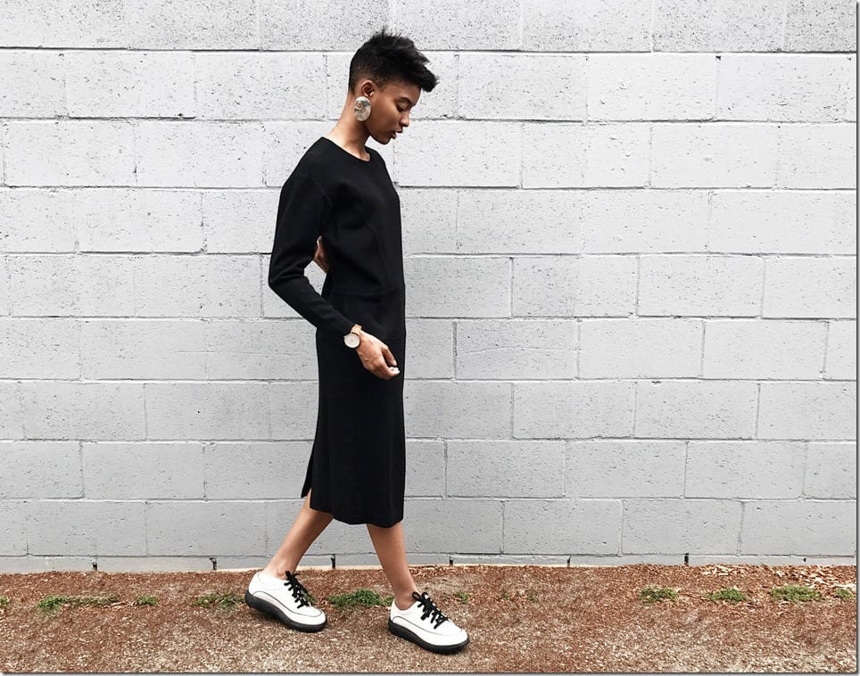 80s Vintage Minimalist Midi Dress Style Ideas