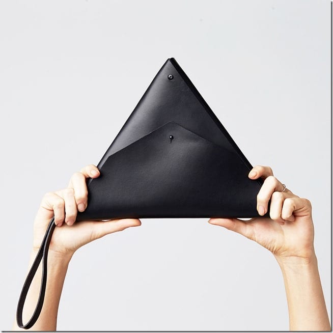 black-origami-triangle-clutch