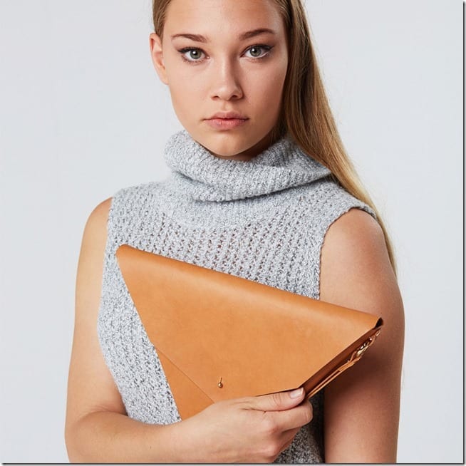 origami-style-tan-triangle-clutch