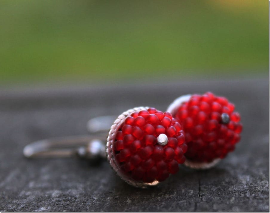 statement-red-beaded-boho-earrings