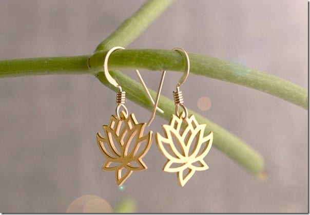 Diwali 2017 Jewelry Inspo ~ Lotus Flower Statement Earrings