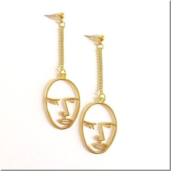 gold-winking-face-drop-earrings