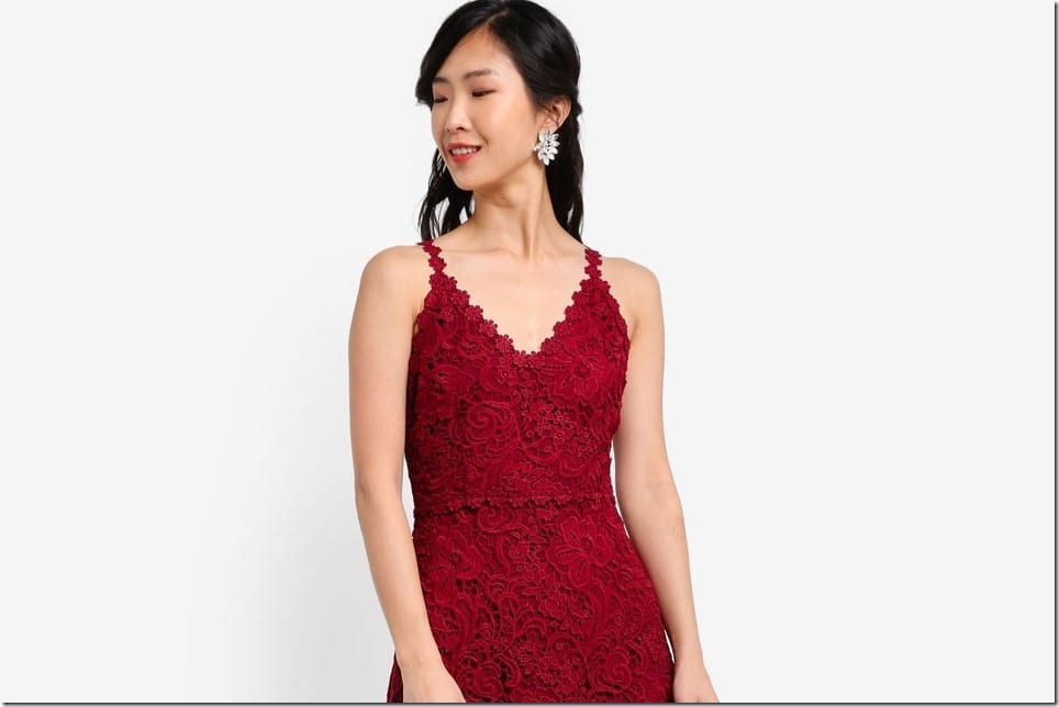 Festive Red Christmas Party Dress Inspo