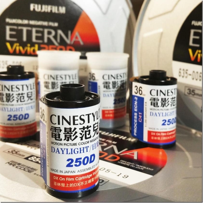 Cinestyle Fuji Eterna Vivid 250D Motion Picture Film Malaysia