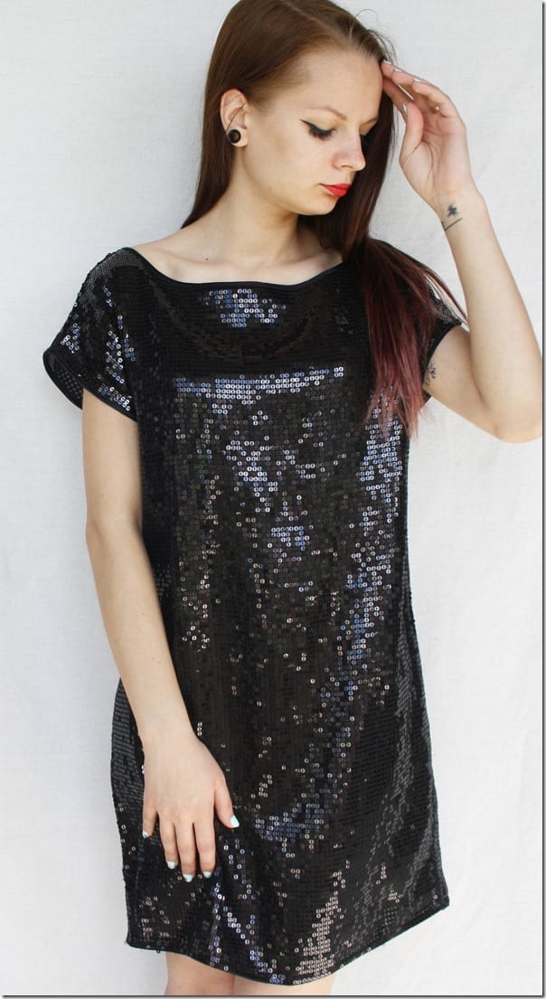 black-vintage-sequin-mini-dress