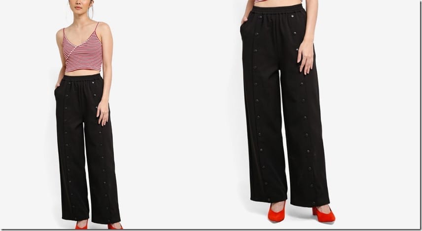 chic-black-popper-pants