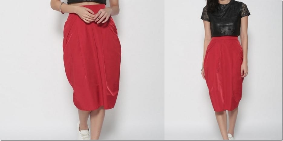 Minimalist Tulip Midi Skirt Style For Your NYE OOTD