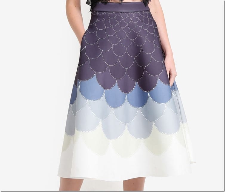 ombre-grey-fish-scale-midi-skirt