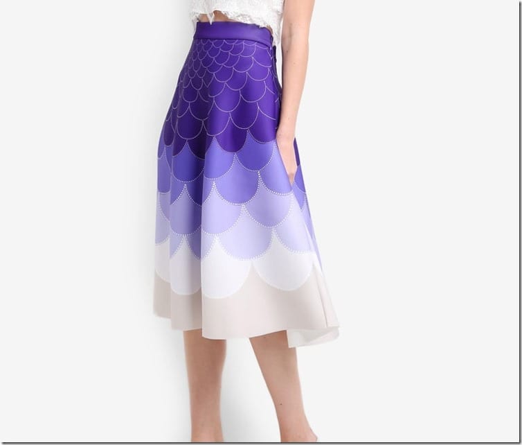 Purple Fish Skirt 