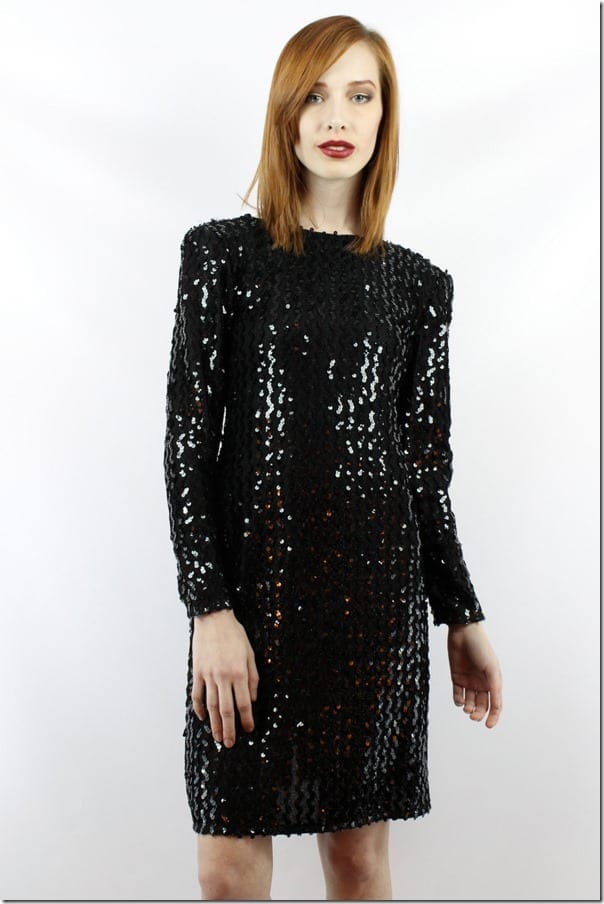 vintage-80s-long-sleeve-black-sequin-dress