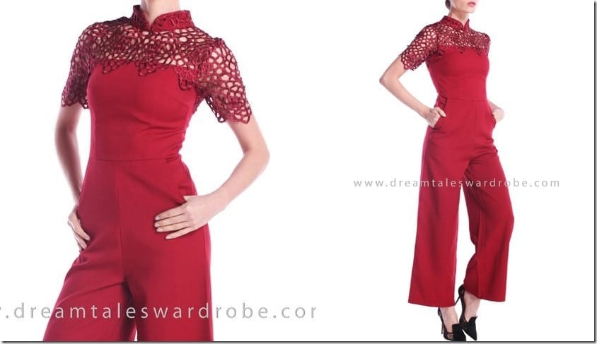 red-crochet-elegant-cheongsam-jumpsuit