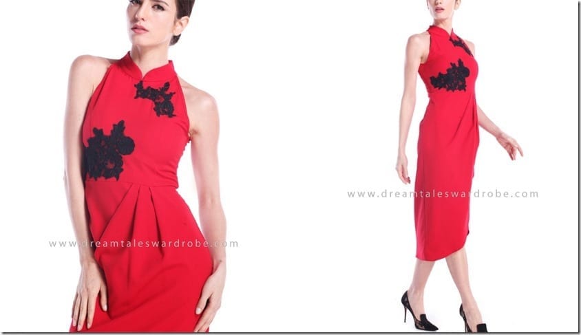 red-halter-style-lace-cheongsam-dress