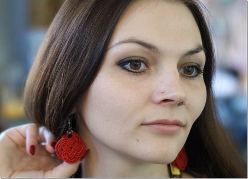 red-knot-beaded-earrings