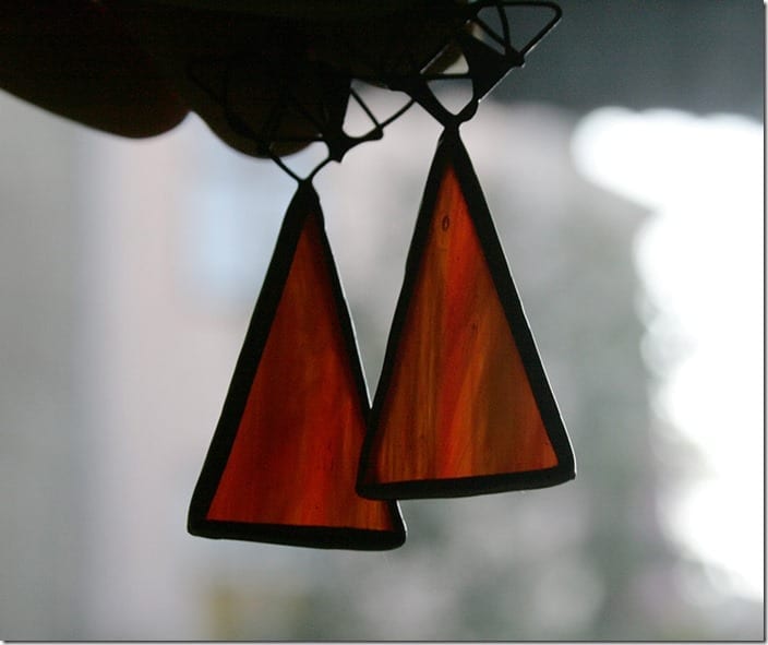 red-long-triangle-stained-glass-earrings