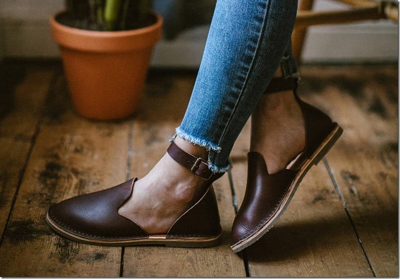 brown-ankle-strap-loafer-sandals