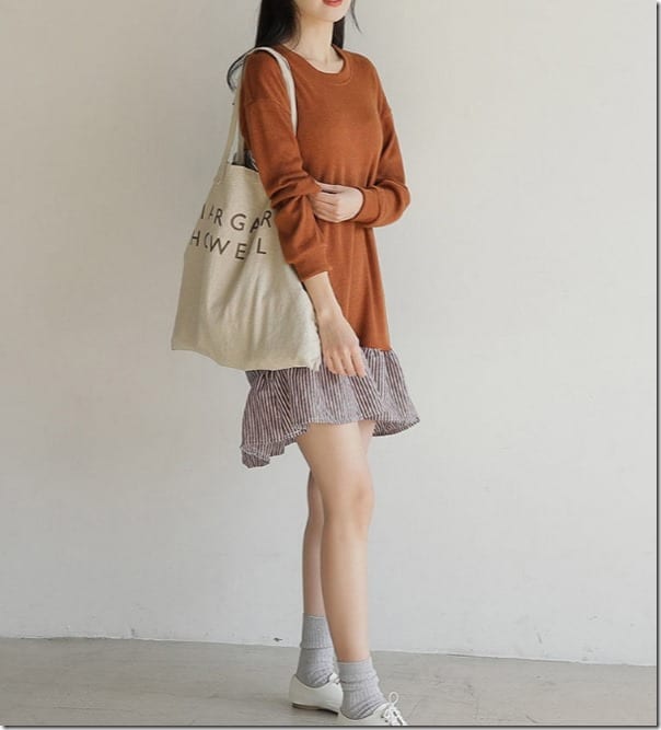 drop-hem-paneled-sweatshirt-dress