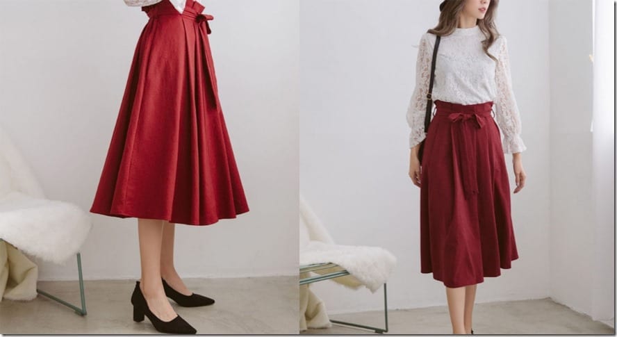 red-paperbag-waist-midi-skirt