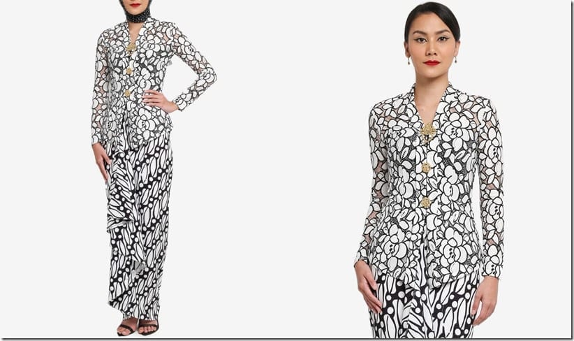 black-white-monochrome-kebaya-set