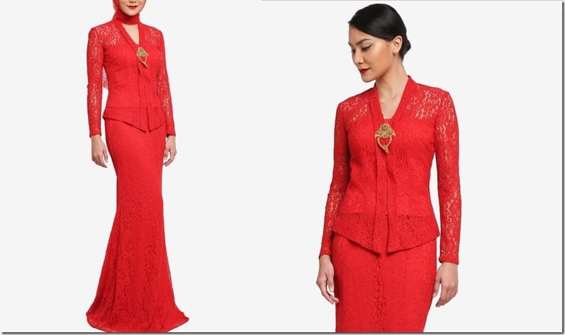 dazzling-red-lace-kebaya-set