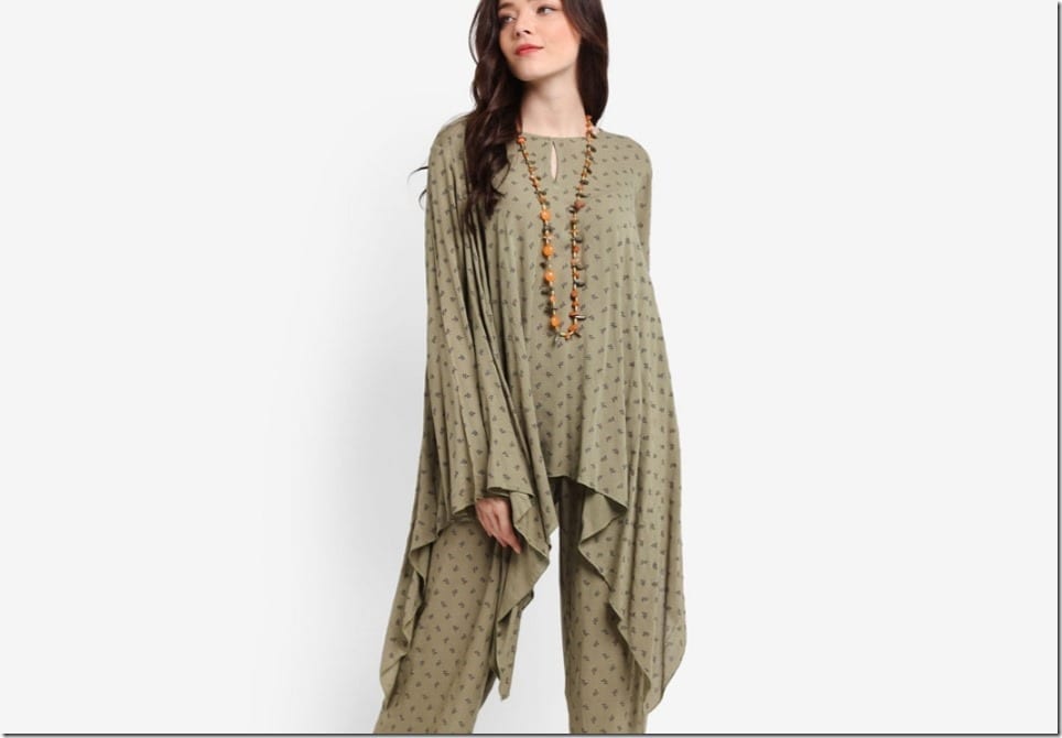 The Handkerchief Tunic Top And Palazzo Set