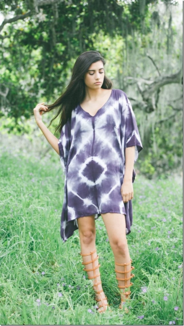 purple-shibori-kaftan-dress