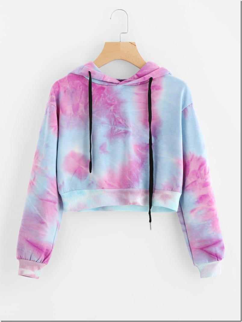 watercolor-print-crop-hoodie