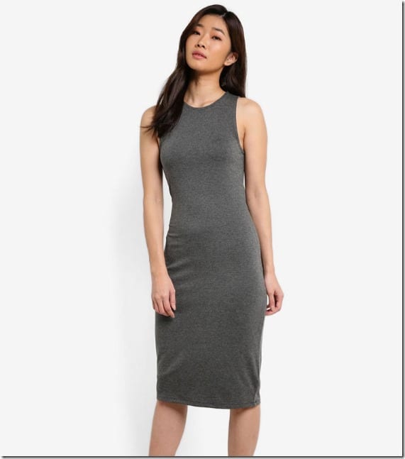 basic-grey-bodycon-dress