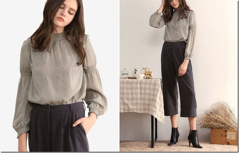 Ruffled Balloon Sleeve Top Style To Up Your Fashion Game