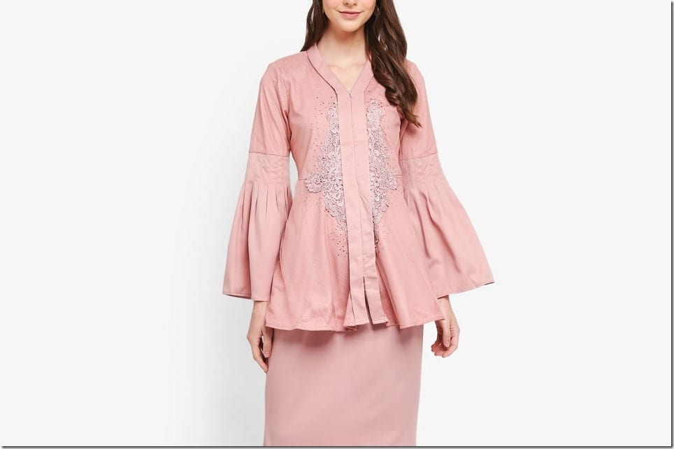 Flowy Minimalist Pastel Kebaya Style For Raya 2018