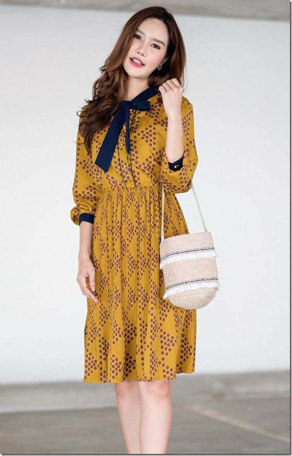 yellow-floral-vintage-style-dress