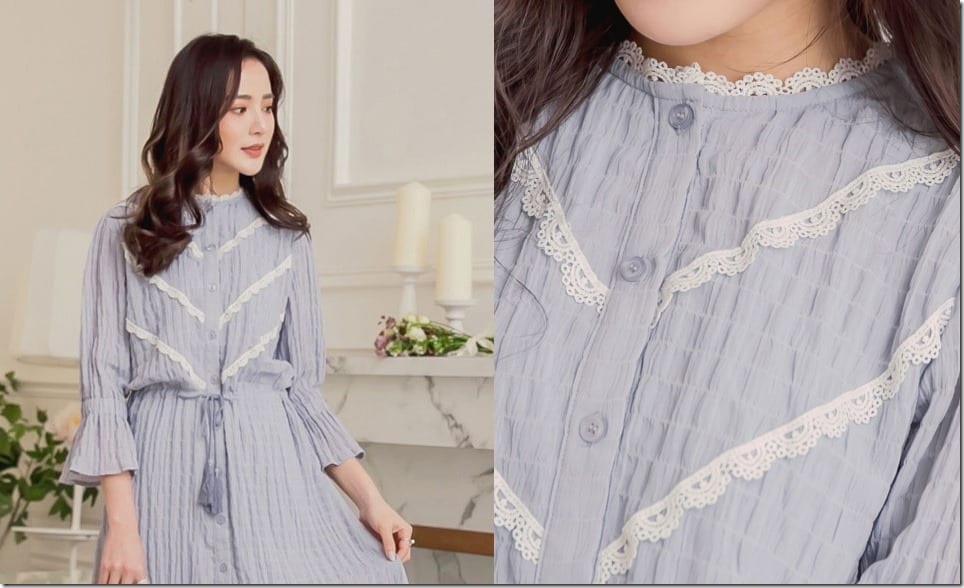 The Button Up Trumpet Sleeve Dress Style For A Breezy Summer OOTD