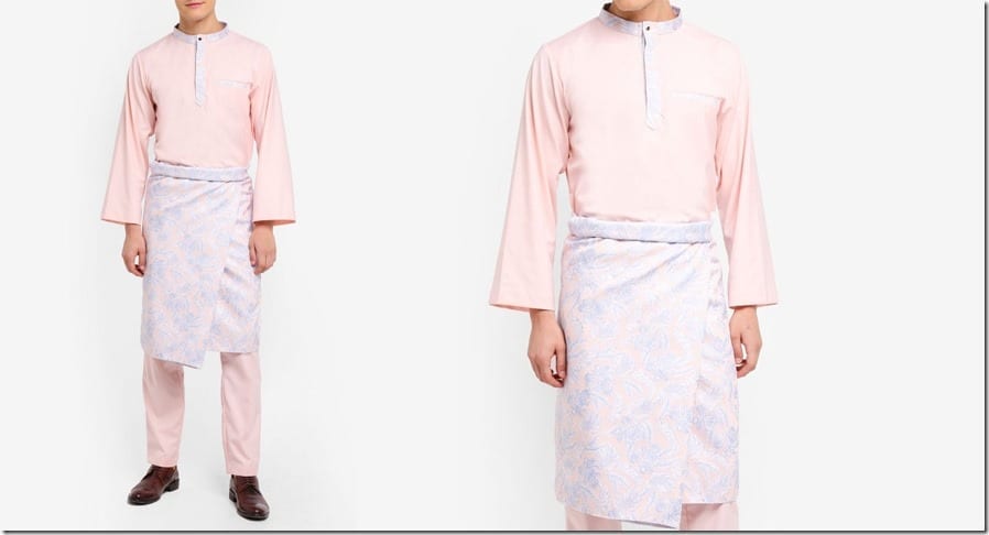 pink-jacquard-baju-melayu-set