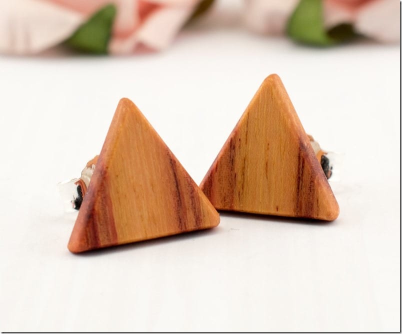 bahia-rosewood-triangle-stud-earrings