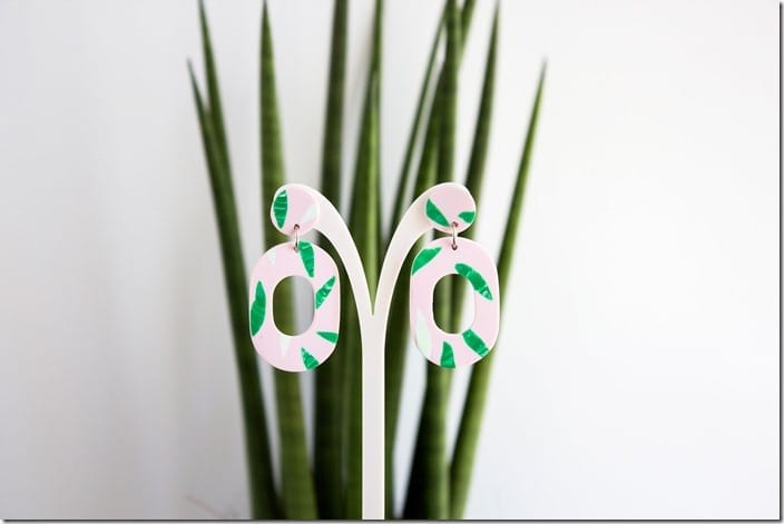 green-tropical-drop-hoop-earrings