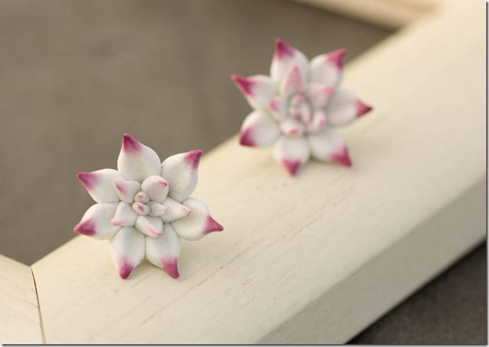 purple-white-succulent-stud-earrings