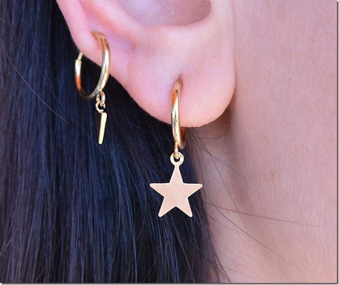 star-hoop-clip-on-earrings