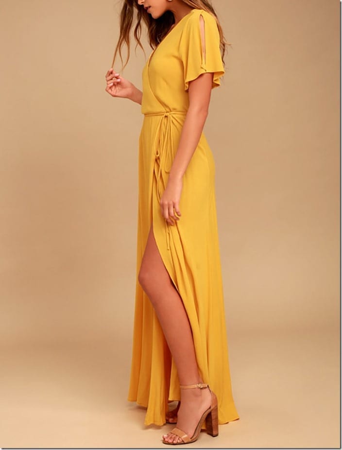 yellow-summer-maxi-wrap-dress